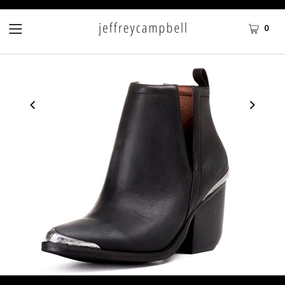 Jeffrey Campbell CROMWELL Leather boots Size 9.5